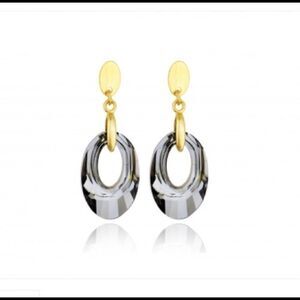 Swarovski Crystals Gold 18kplated Helios  earrings